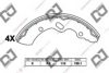 DJ PARTS BS1363 Brake Shoe Set